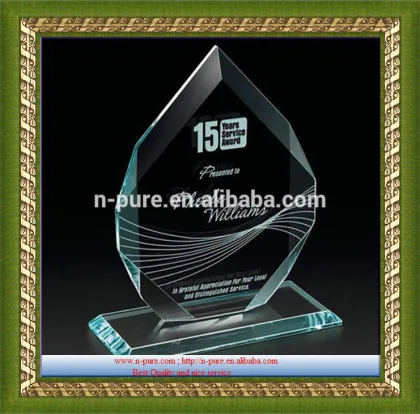 Blank Crystal Trophy,Jade glass trophy crystal trophy