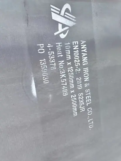 NK Approved JIS General Strength Marine Steel Plates Grade A to E