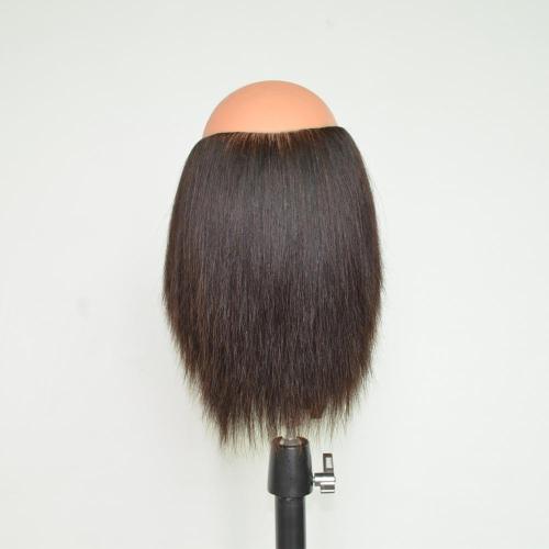 100% HUMAN HAIR  BLAD MALE TRAINING HAIR MANNEQUIN HEAD