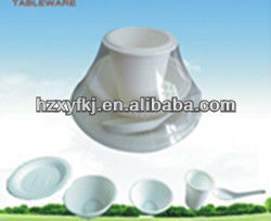 Dispossable Biodegradable Eco-friendly Feature Dinnerware Set