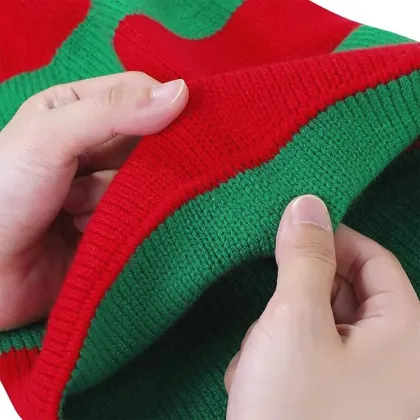 pom pom red hat custom winter warm christmas hat