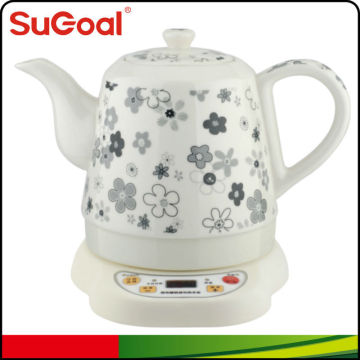 LCD display Electric Kettle with beautiful Chinese flower printing