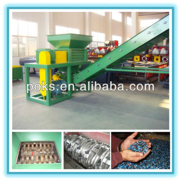 Wood double shaft shredder