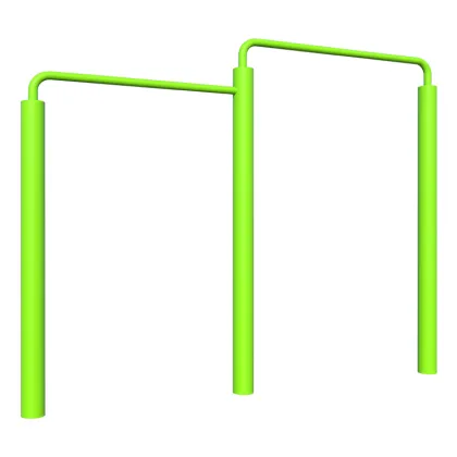Double horizontal bars uneven bars