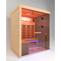 Salão de sauna de infravermelho distante para cinco pessoas