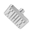 Chrome rain high pressure bathroom shower overhead head