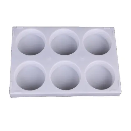 Rectangular Art Supplies Paint Palette with 6 Wells for Watercolor Painting
