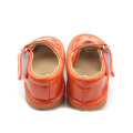 قابل للتغيير بو الجلود البرتقالي جوفاء أحذية صار الصنادل