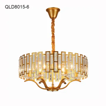 circular pendant light crystal chandelier lighting gold