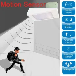 35LED Solar Microwave Motion Sensor Security Light