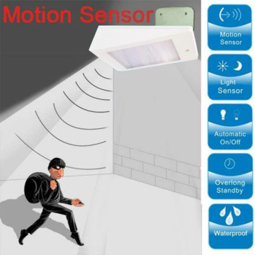 Outdoor LED Solar Powered Motion Sensor Pathway Light