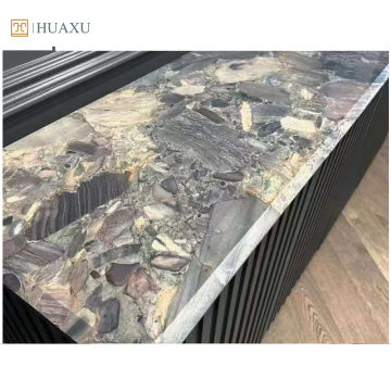 Slab Quartzite สีเขียวที่กำหนดเอง - Huaxu Excalibur Quartzite Slab ในราคาที่ดี