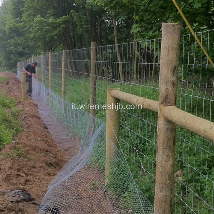 Rete di Kraal zincata con nodo a cerniera