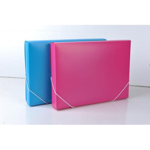 Boîte de fichier couleur de taille personnalisée de couleur brillante
