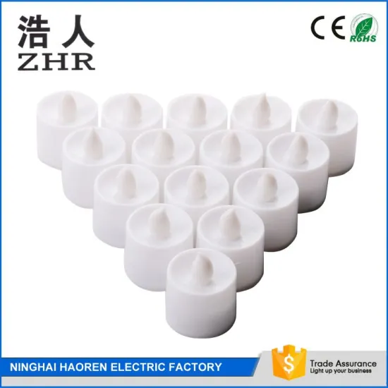 party decorative Rechargeable 12 pcs LED tea light set