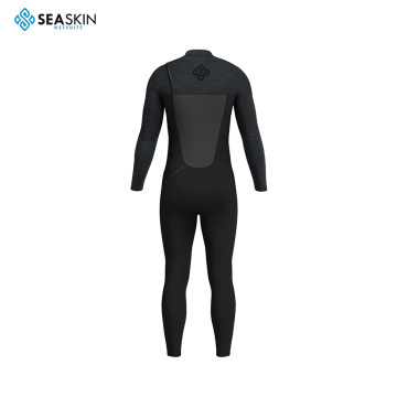 Seaskin Men&#39;s 3/2mm Chest Zip Surfing Wetsuits