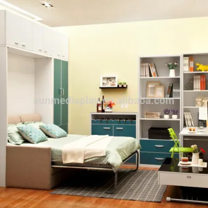 multifunctional home furniture modern murphy bed with sofa