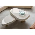 Simple Design White Solid Wood Practical Coffee Table