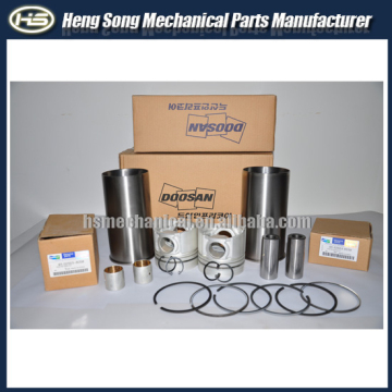 Cylinder liner kit for DB58T engine DH220-5 DH220-7 DH225-7 excavator