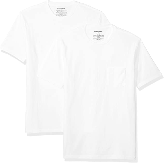 Mænds essentielle slim-fit kortærmet crewneck t-shirt