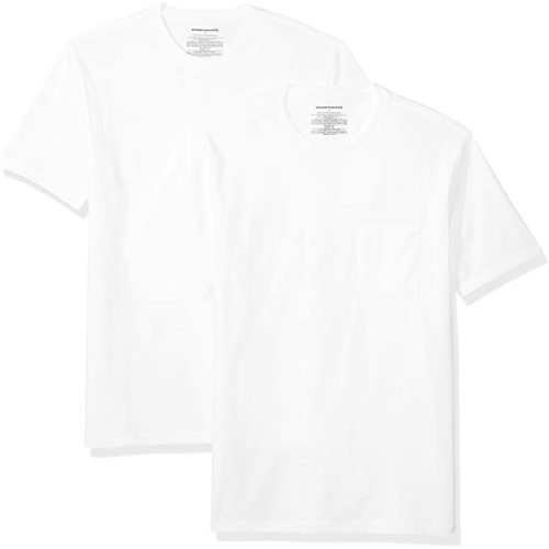 Mænds essentielle slim-fit kortærmet crewneck t-shirt