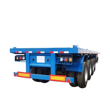 45ft 4-Axle Flatbed Trailer for Cheap Container Transport