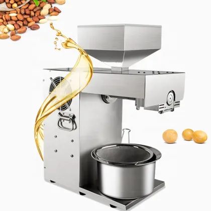 Food Grade Stainless Steel Cold Press Peanut Oil Press Machine