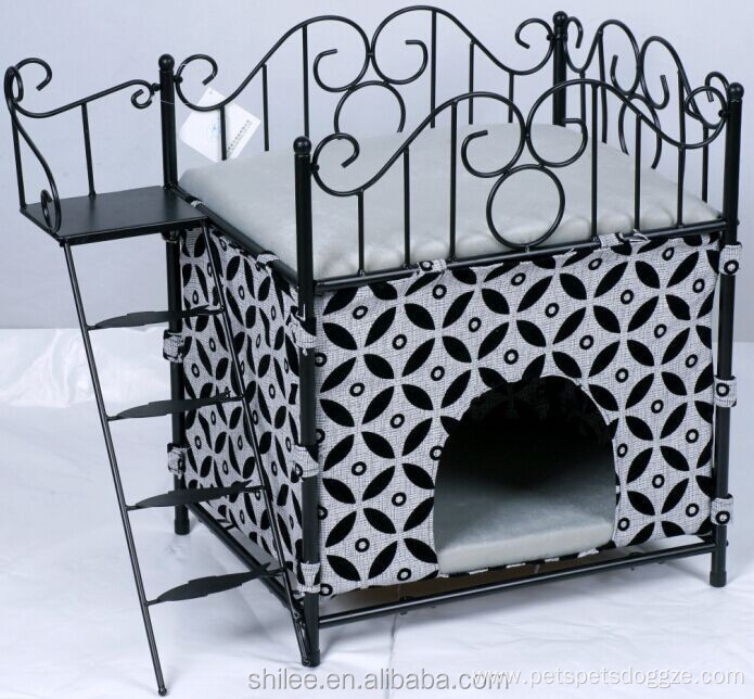 Luxury novelty wrought iron pet sofa bed