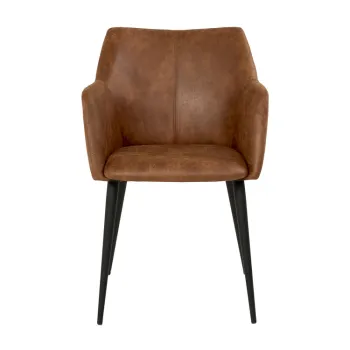 Wholesale Vintage Fabric Dining Chairs with Metal Legs - Durable Upholstered Chairs for Rent