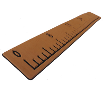 Light Brown over Black Boat EVA Fish Ruler