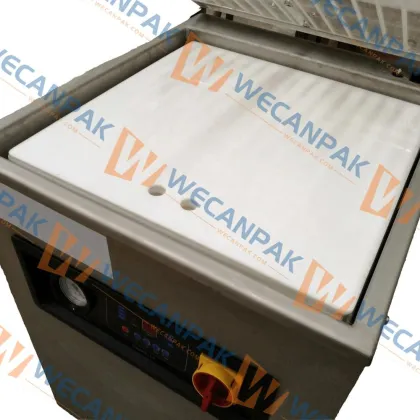 Caviar Tins Vacuum Packaging Machine - WECANPAK 2-4 Cycles/Min, 560*500*1020MM, CE Certified