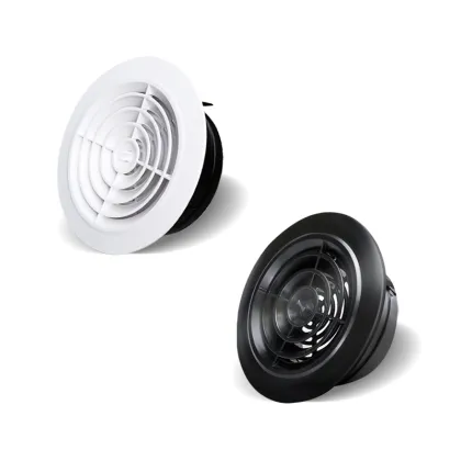 ABS Circular Fresh Air Ventilation Outlet for Central Air Conditioning