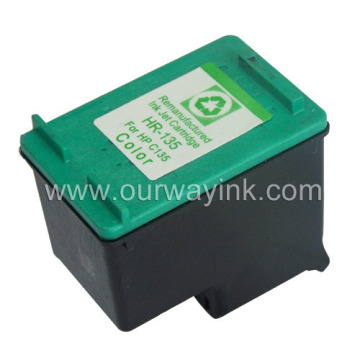 Reman Ink Cartridge for HP 135(C8766H) 3C
