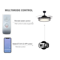 Indoor Invisible Ceiling Light With Retractable Fan