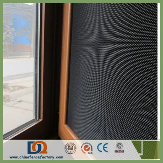 Trade Assurance Black Color Plain Weave Anti Theft Screen Window Bulletproof Wire Mesh