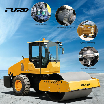 Construction Machinery 6 Ton 8 Ton Diesel Vibratory Mini Compactor Road Roller Ride on Asphalt Roller