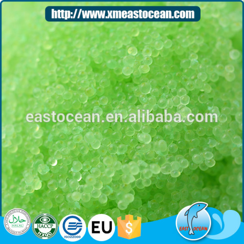 Top quality healthy sushi material frozen seasoned green capelin roe