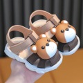 PVC Soft Baby Slippers Cartoon Sandalias para niños para niños pequeños