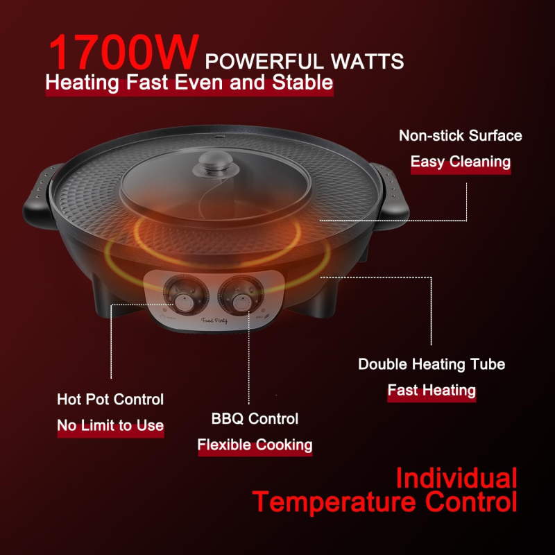 combination of barbecue and hot pot