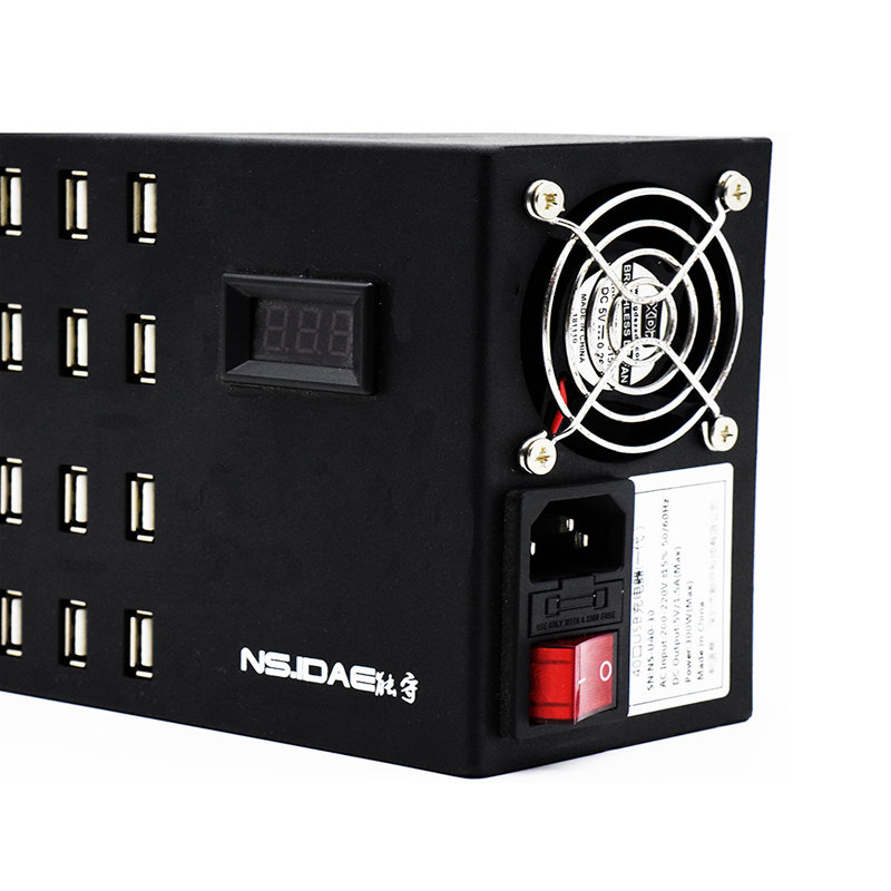 40-Port USB Charger Wall Charger with Display and Silent Cooling 40-Port USB Charger Wall Charger with Display and Silent Cooling