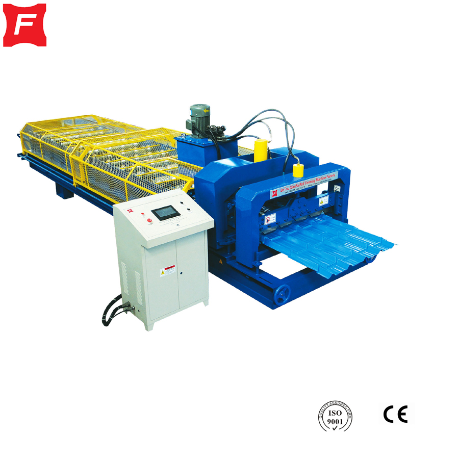 Color Steel Roof Glazed Tile Roll Forming Machine