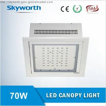 70W LED Recessed Canopy light
