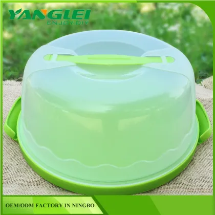 plastic folding box trolley plastic cake carrier cake box