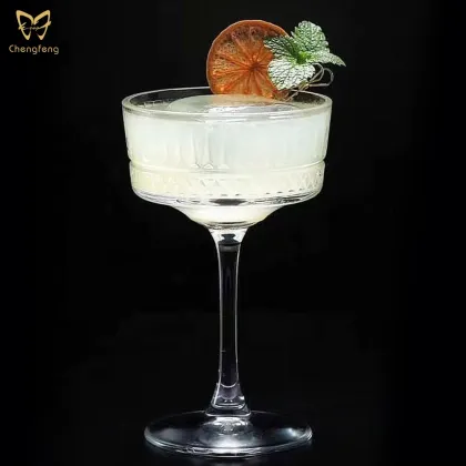 Modern Textured Wine and Gin Glasses - Hot Sale Cocktail Goblets