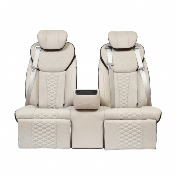 Luxury Van Interior: Electric Car Seats with Legrest