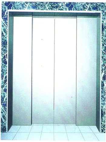 Elevator Decoration Two Speed Center opening Landing Door