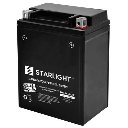 super power starting 12V 14Ah motorcycle battery