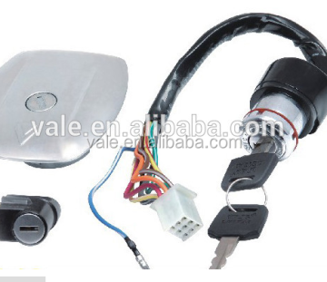 Motorcycle Ignition Switch and Key Ignition Parts for HJ125-7