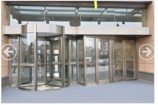 automatic door revolving door manual type