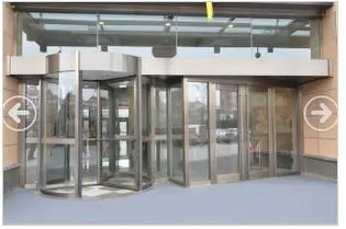 automatic door revolving door manual type